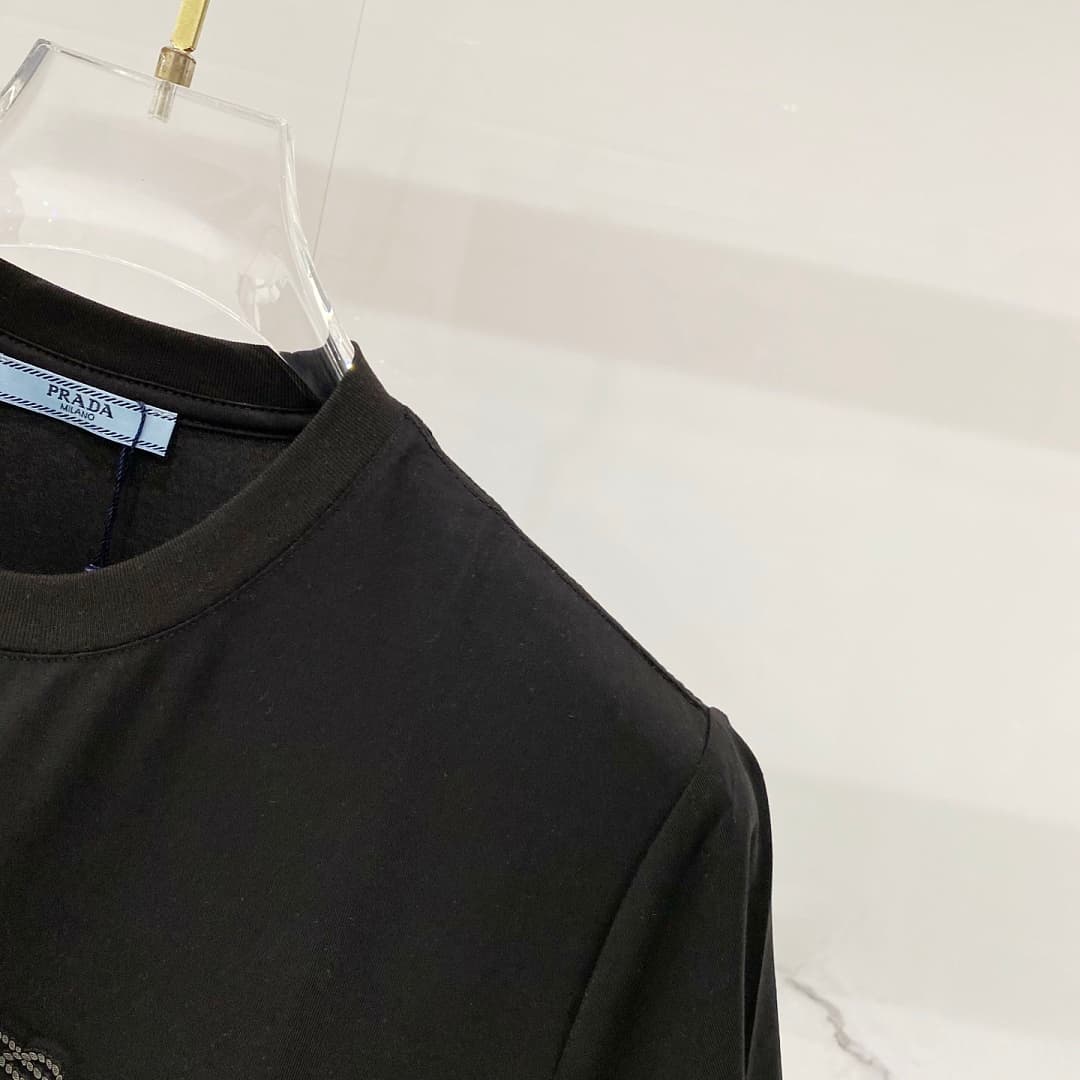T-shirt Prada TT62 Logo Oval foto 07