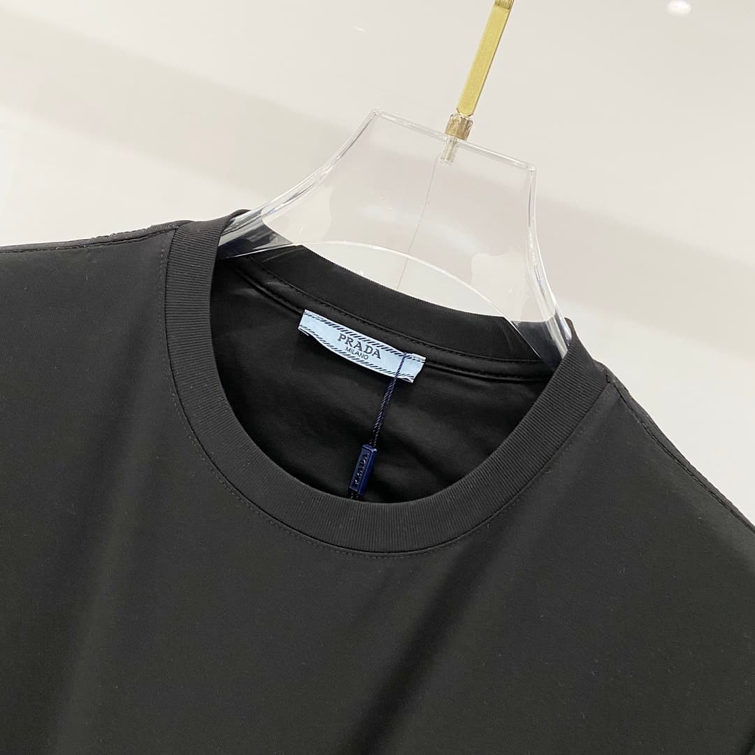 T-shirt Prada TT65 Logo Oval Small foto 03