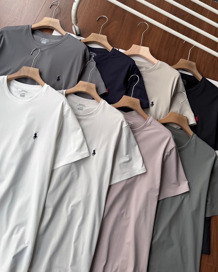 T-shirt Ralph Lauren Ditsan em Tecido Enrugado foto 09