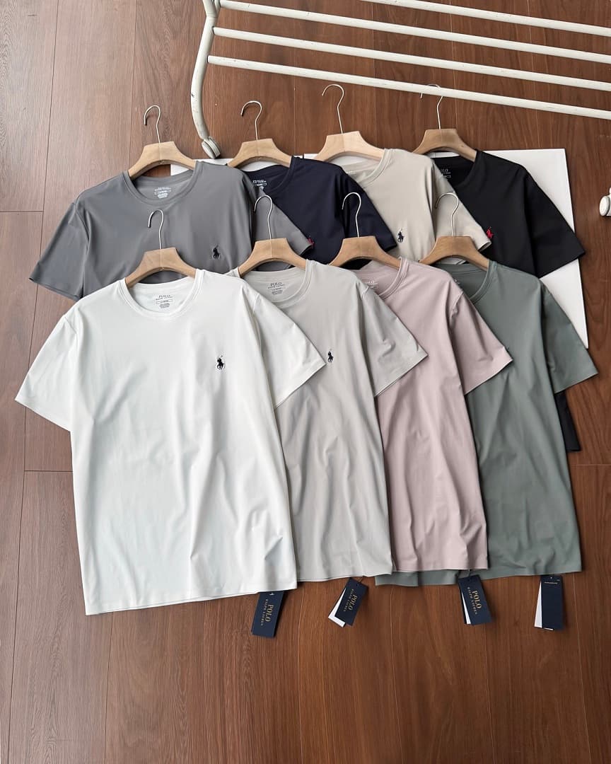 T-shirt Ralph Lauren Ditsan em Tecido Enrugado foto 21