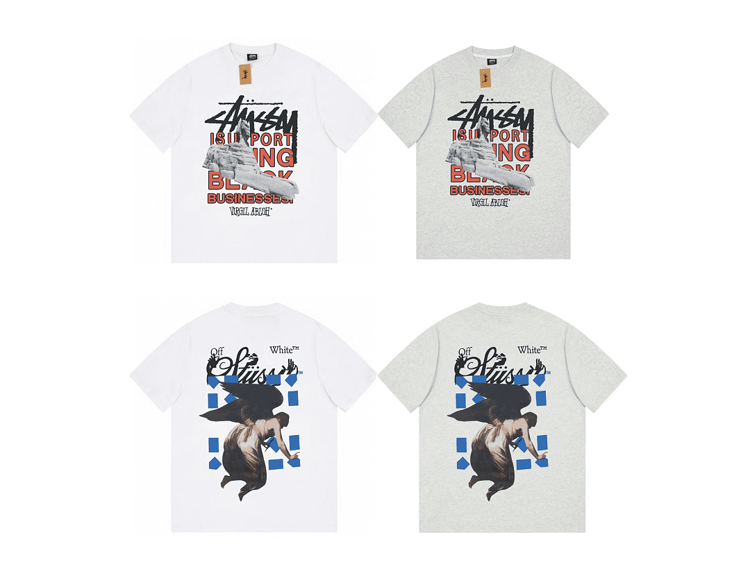 T-Shirt Stussy OFF Collaboration foto 05