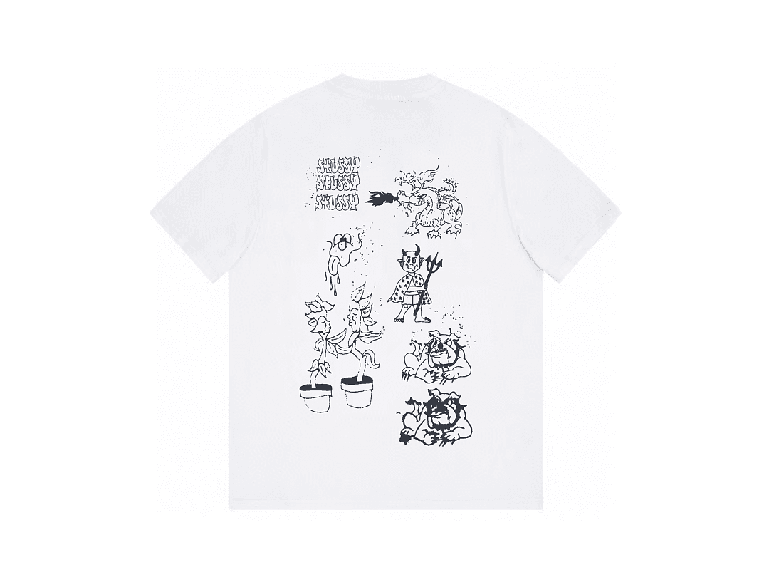 T-Shirt Stussy Nightmare Graphic foto 03