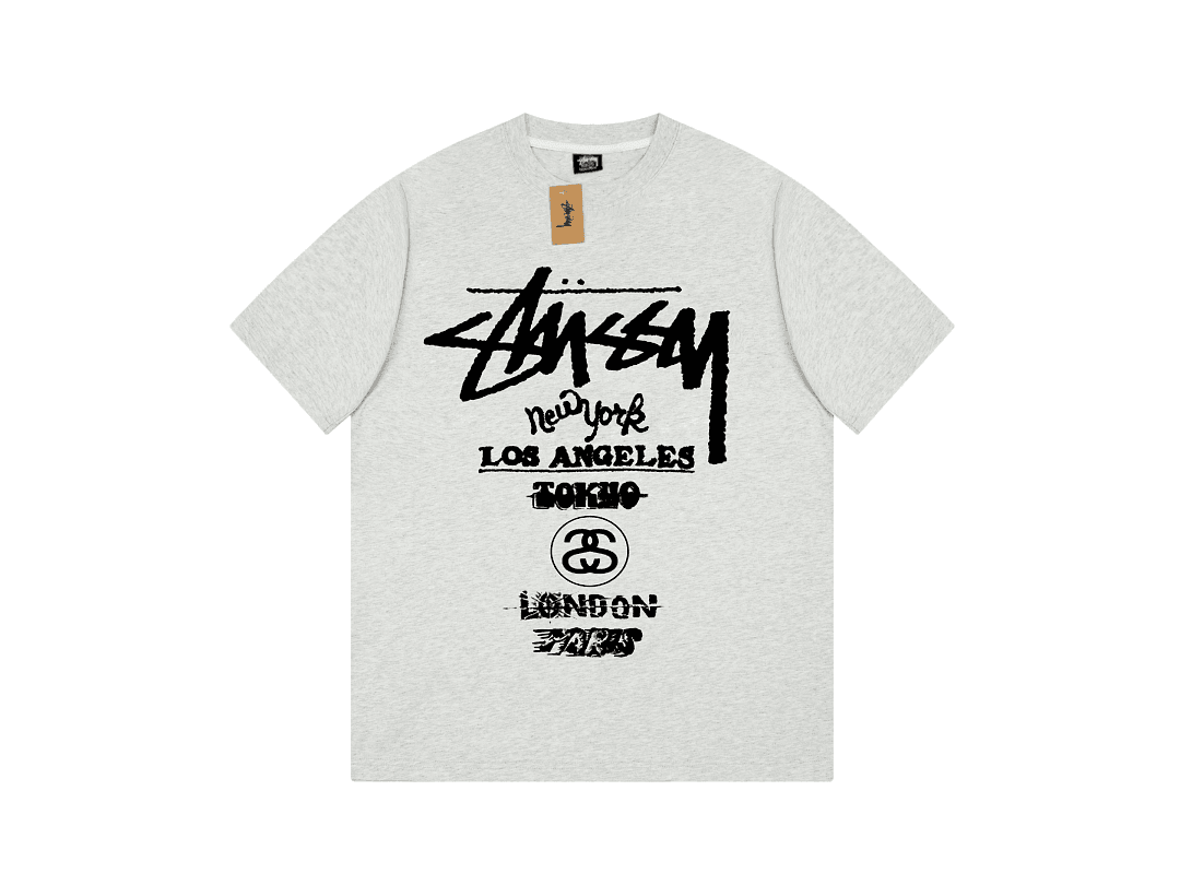 T-Shirt Stussy World Tour Fast Travel foto 01