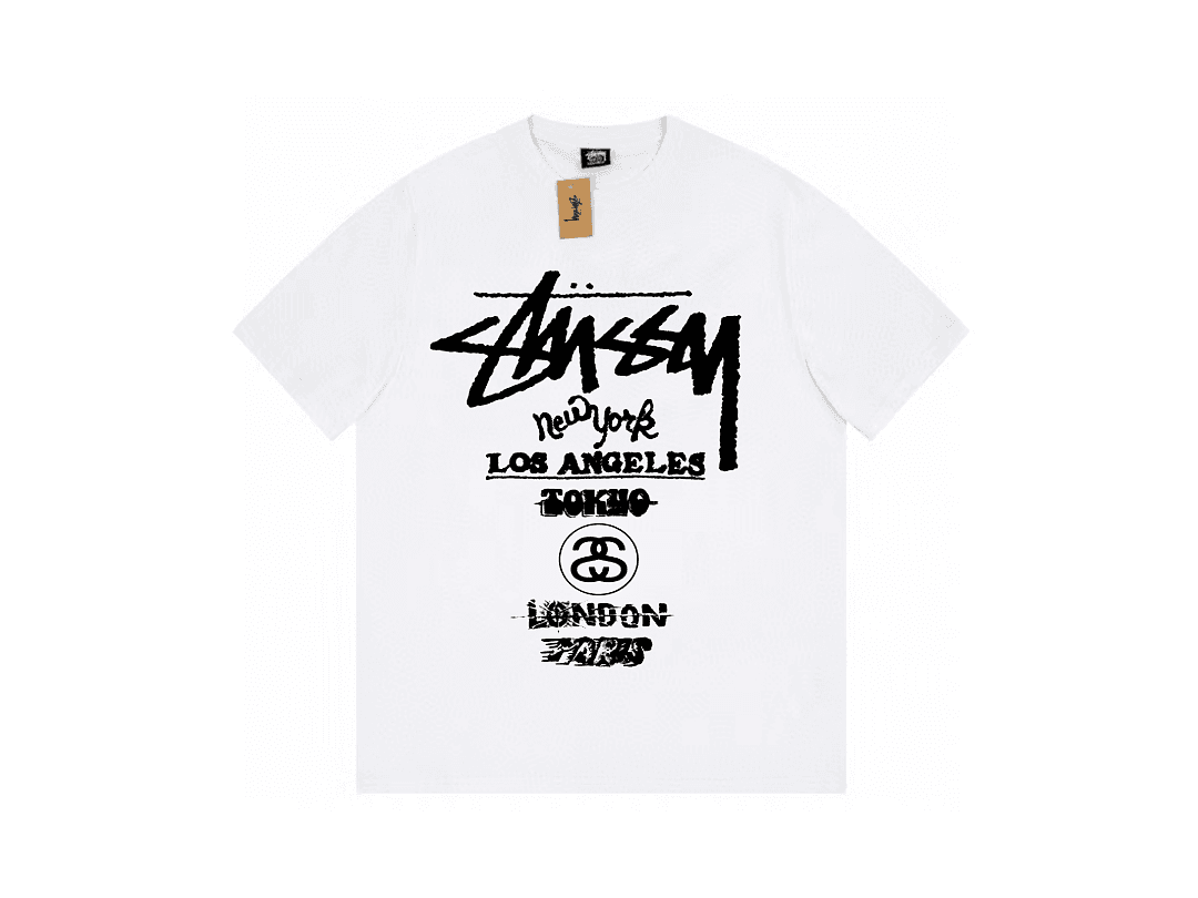 T-Shirt Stussy World Tour Fast Travel foto 02