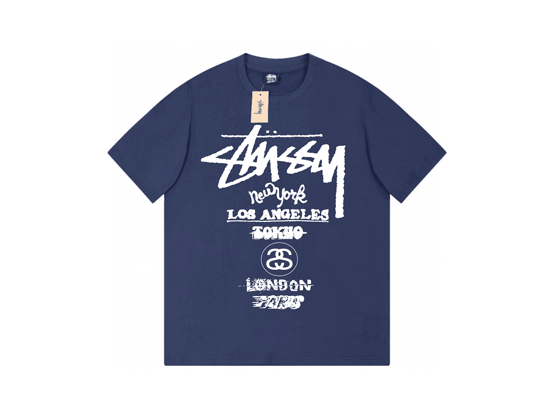 T-Shirt Stussy World Tour Fast Travel foto 04