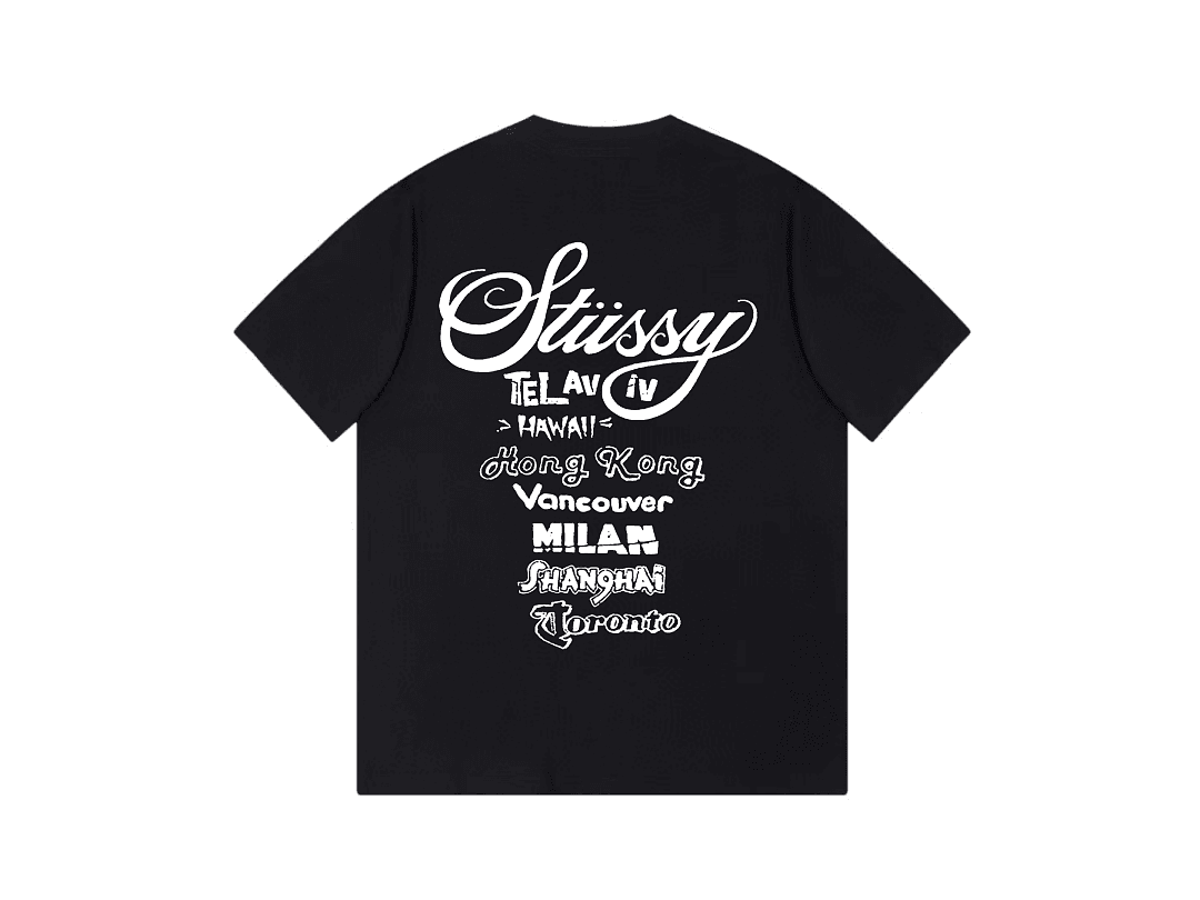 T-Shirt Stussy World Tour Fast Travel foto 05