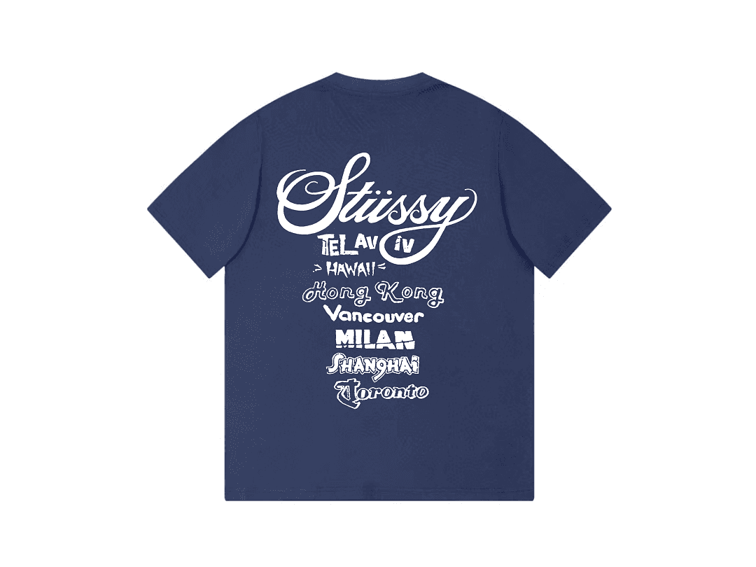T-Shirt Stussy World Tour Fast Travel foto 06