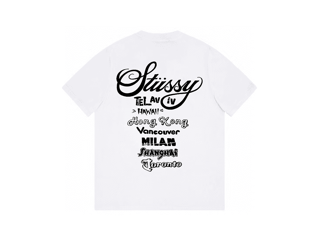 T-Shirt Stussy World Tour Fast Travel foto 07