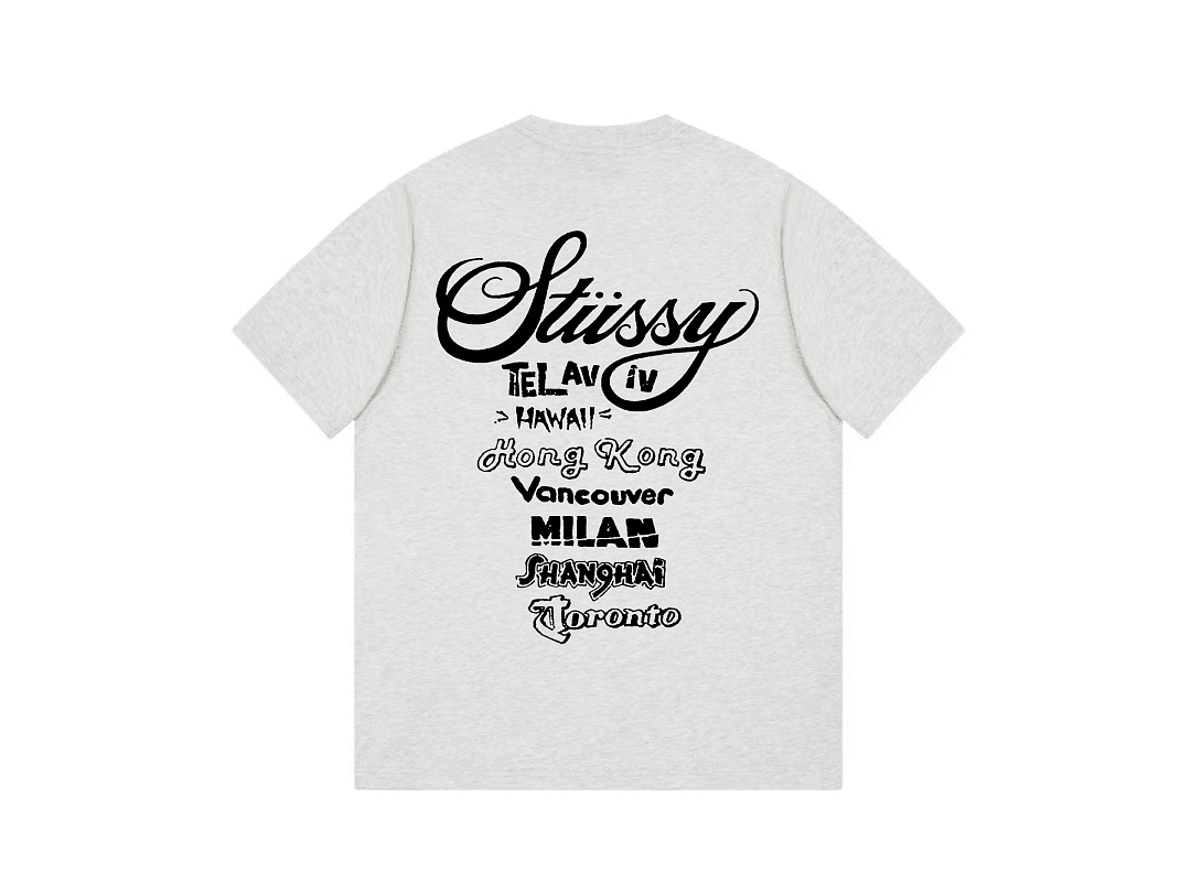 T-Shirt Stussy World Tour Fast Travel foto 08