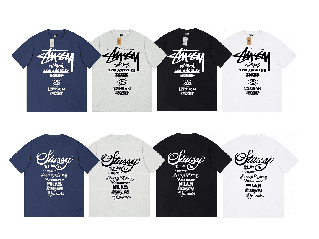 T-Shirt Stussy World Tour Fast Travel foto 09