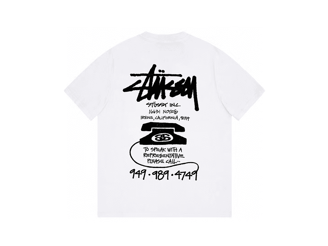 T-Shirt Stussy Telephone Graphic foto 08