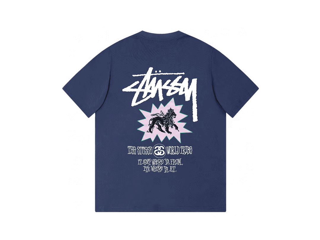 T-Shirt Stussy Lion Tribe foto 07