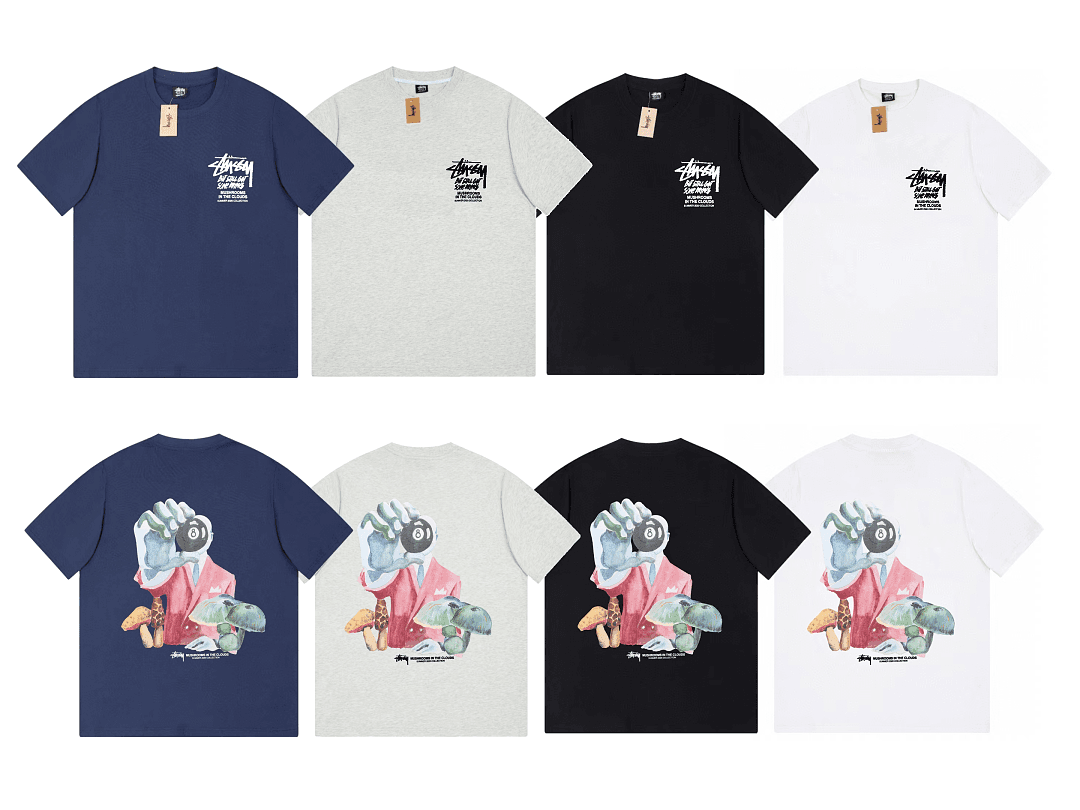 T-Shirt Stussy Magic Black 8 Ball foto 01