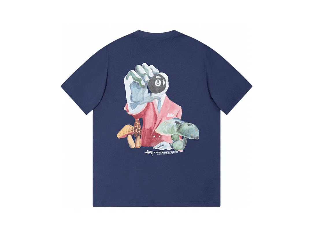 T-Shirt Stussy Magic Black 8 Ball foto 07