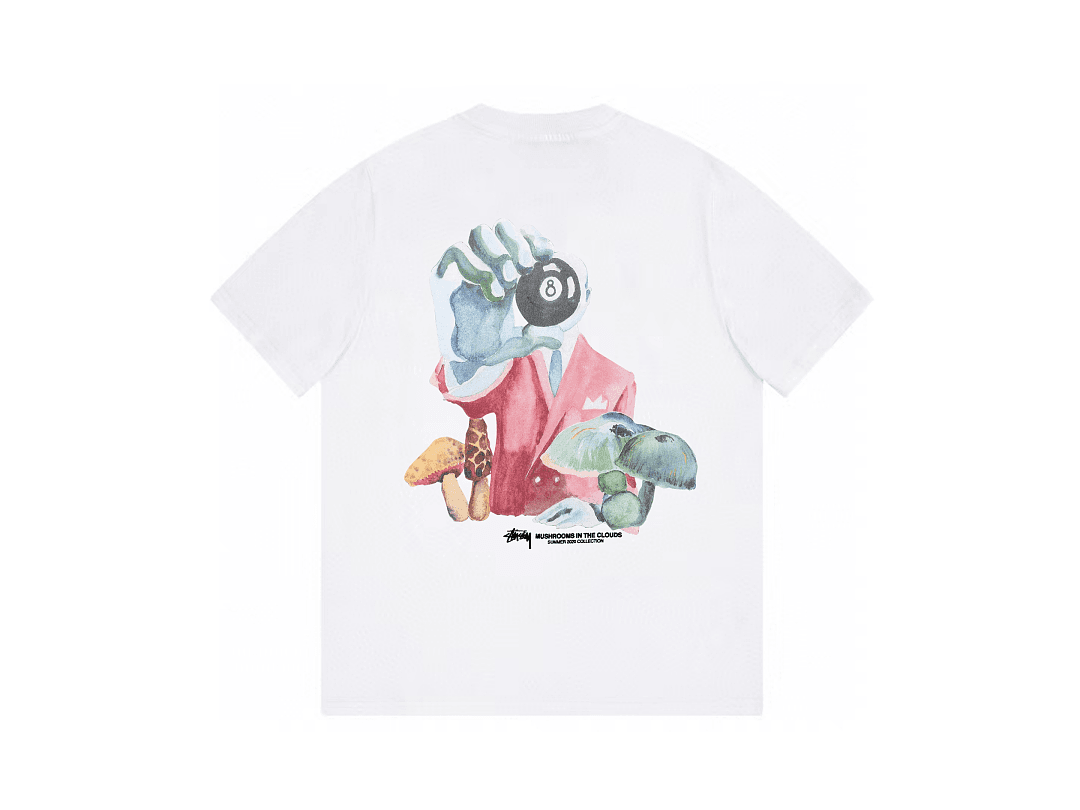 T-Shirt Stussy Magic Black 8 Ball foto 08