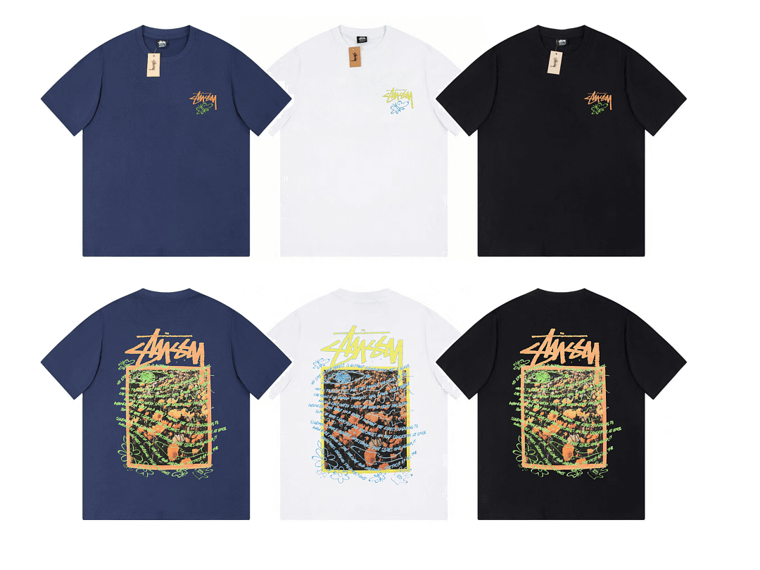 T-Shirt Stussy Back Big Logo foto 13