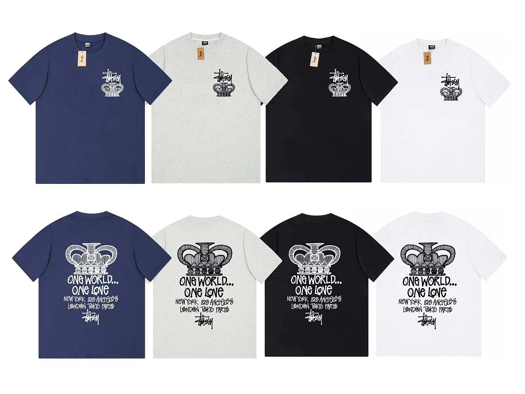 T-Shirt Stussy One World foto 03