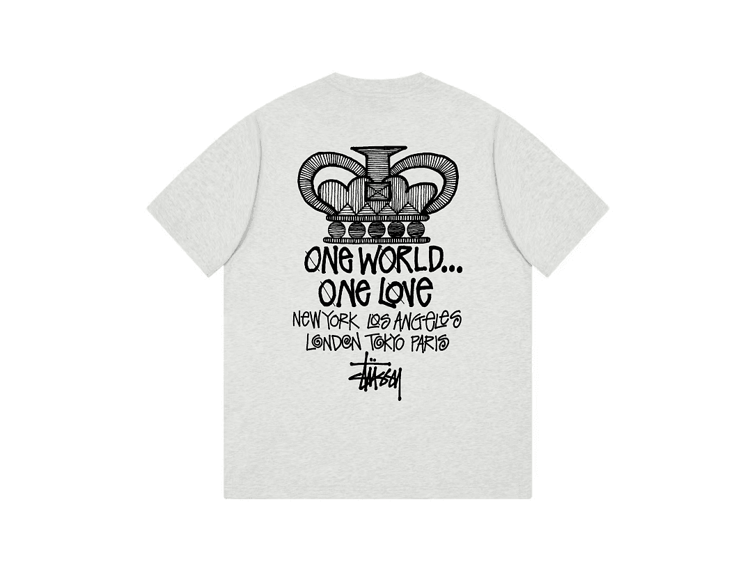 T-Shirt Stussy One World foto 20