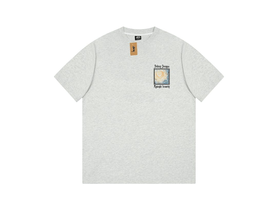 T-Shirt Stussy Oil Painting Starry Sky foto 05
