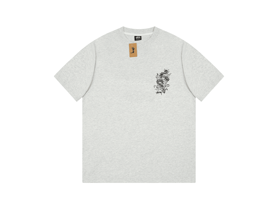 T-Shirt Stussy Dinosaur Rose foto 01