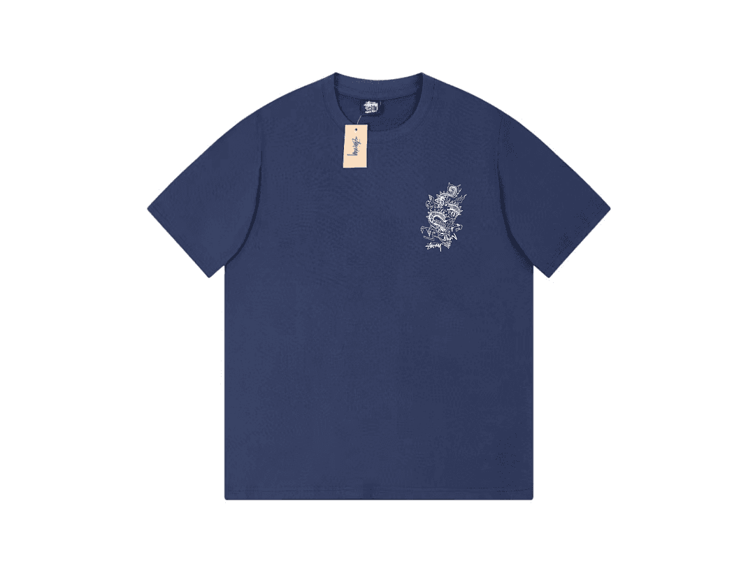 T-Shirt Stussy Dinosaur Rose foto 03