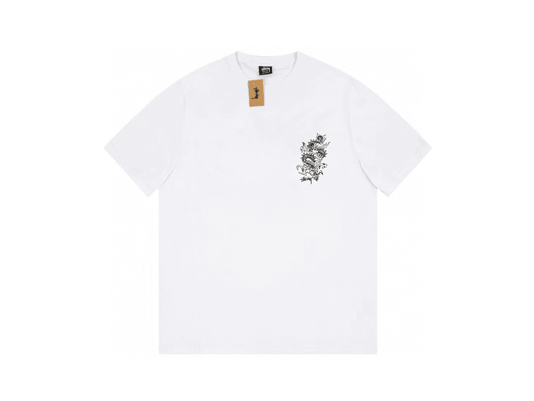 T-Shirt Stussy Dinosaur Rose foto 04