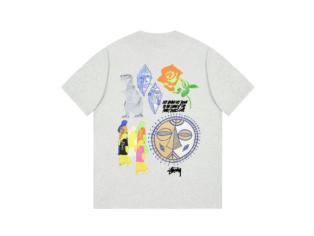 T-Shirt Stussy Dinosaur Rose foto 09