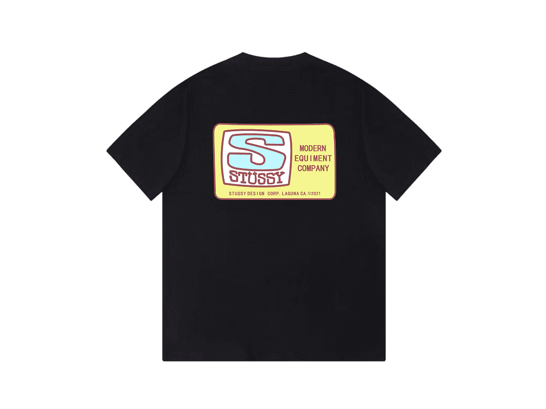 T-Shirt Stussy Letter Badge Logo foto 05