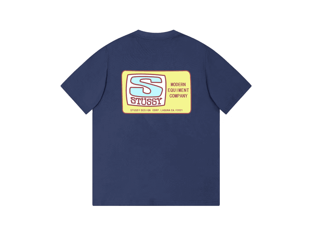 T-Shirt Stussy Letter Badge Logo foto 06