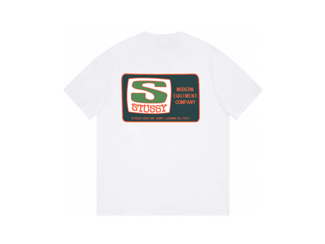 T-Shirt Stussy Letter Badge Logo foto 07