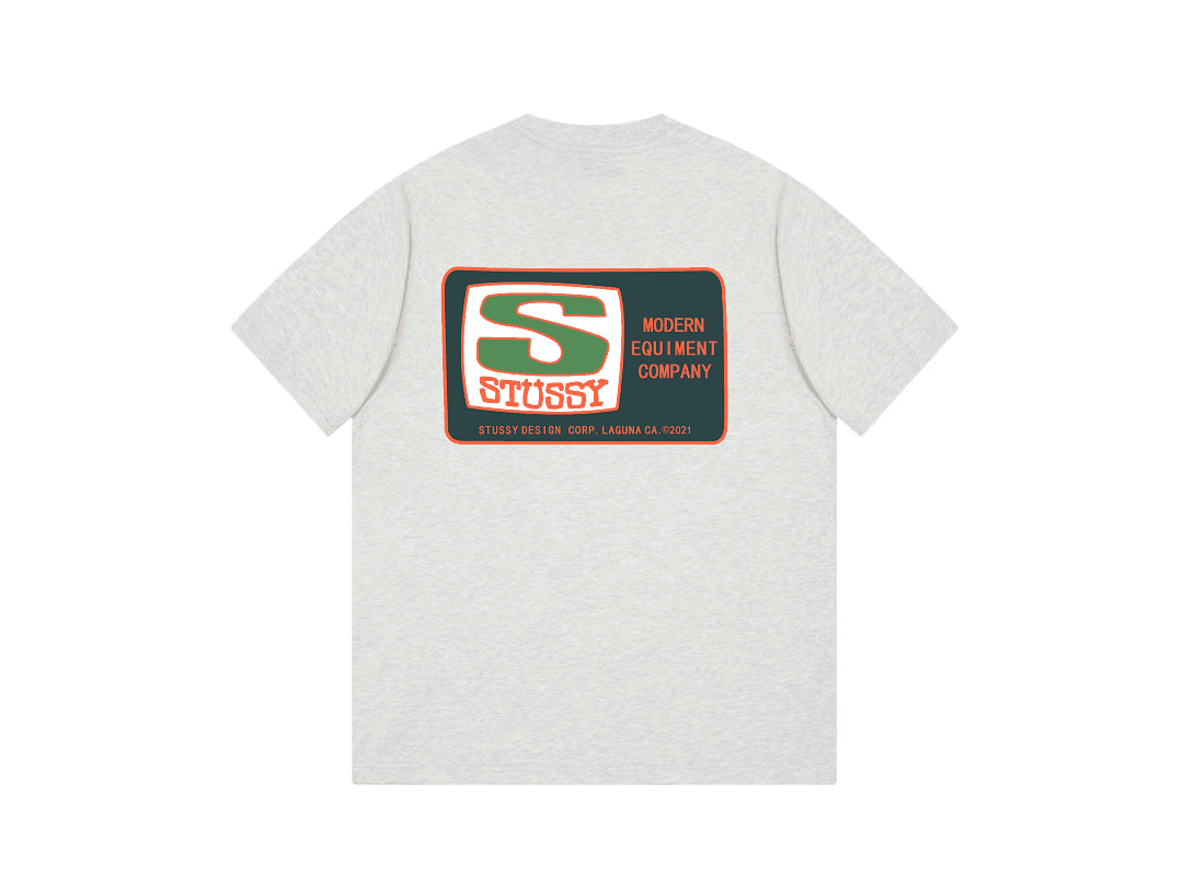 T-Shirt Stussy Letter Badge Logo foto 08