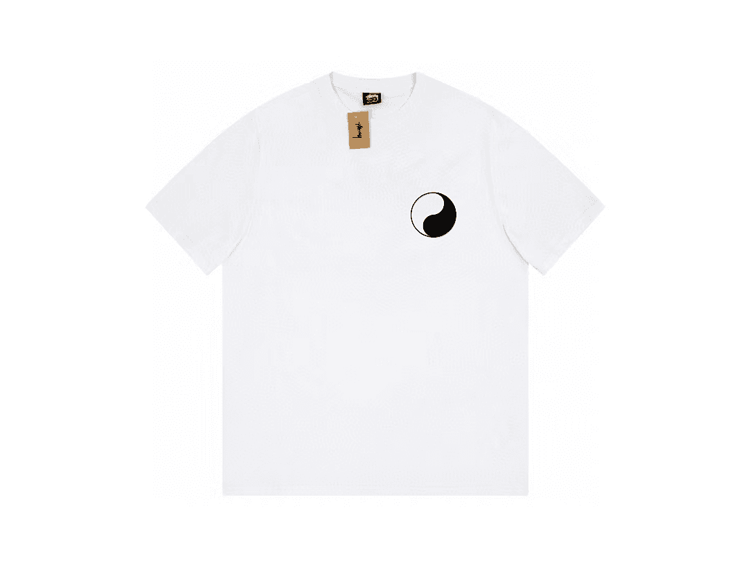 T-Shirt Stussy Collaboration Yin Yang Logo foto 04