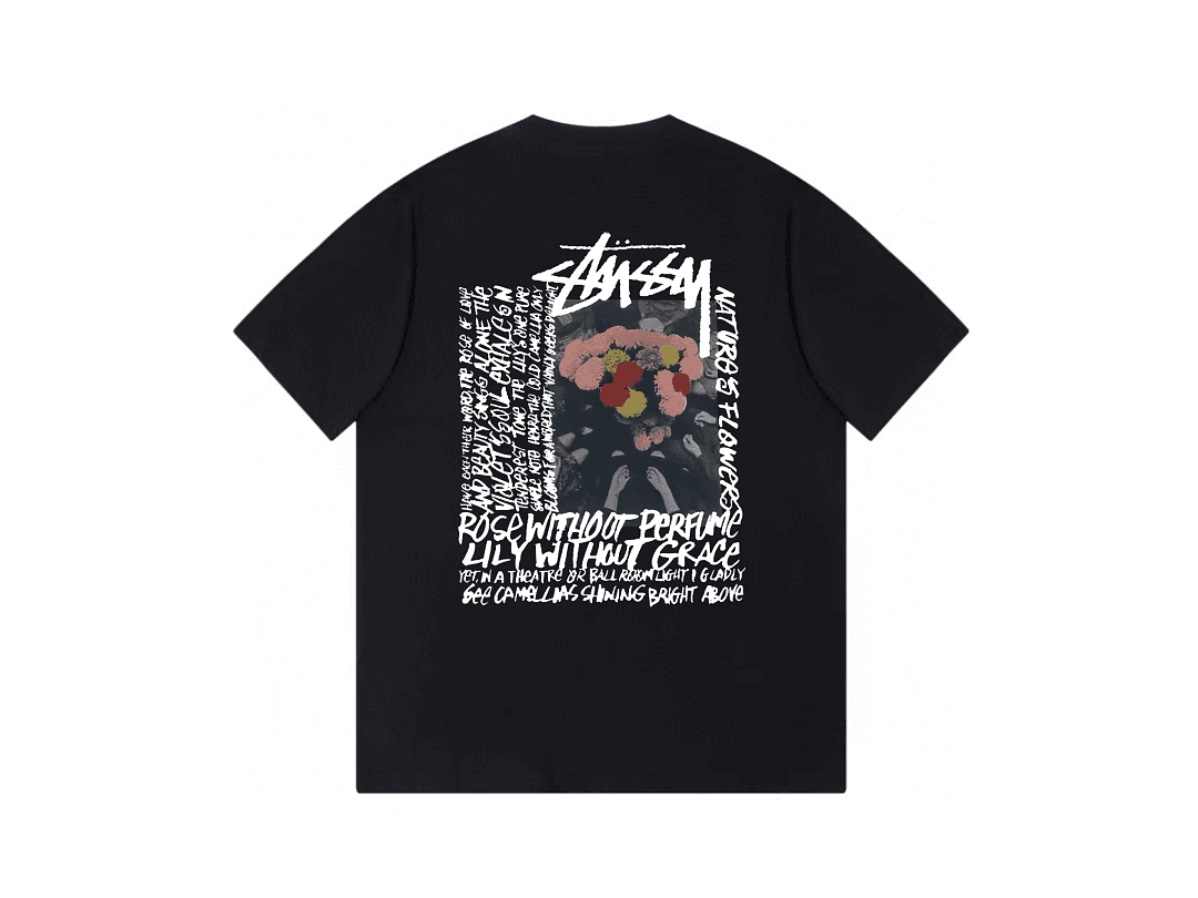 T-Shirt Stussy Camellia Flower foto 06