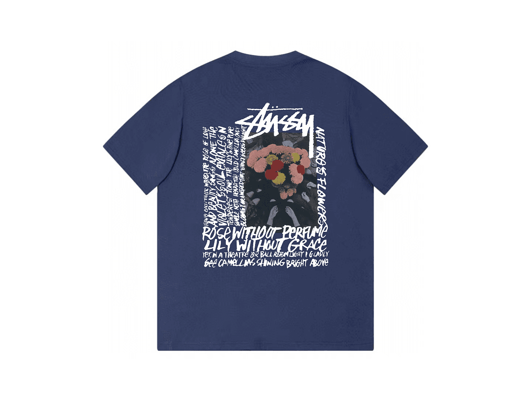 T-Shirt Stussy Camellia Flower foto 07