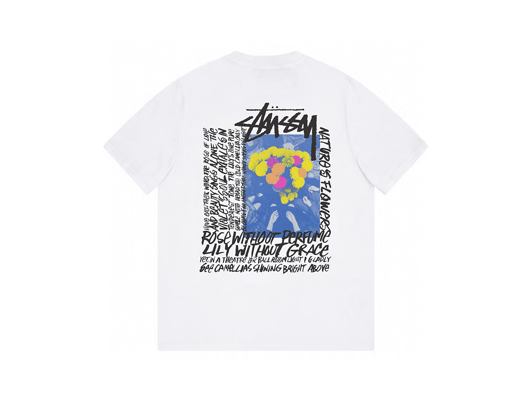 T-Shirt Stussy Camellia Flower foto 08