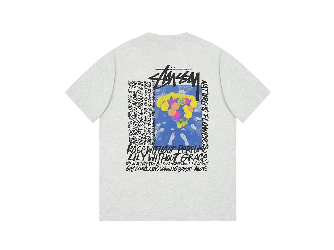 T-Shirt Stussy Camellia Flower foto 09