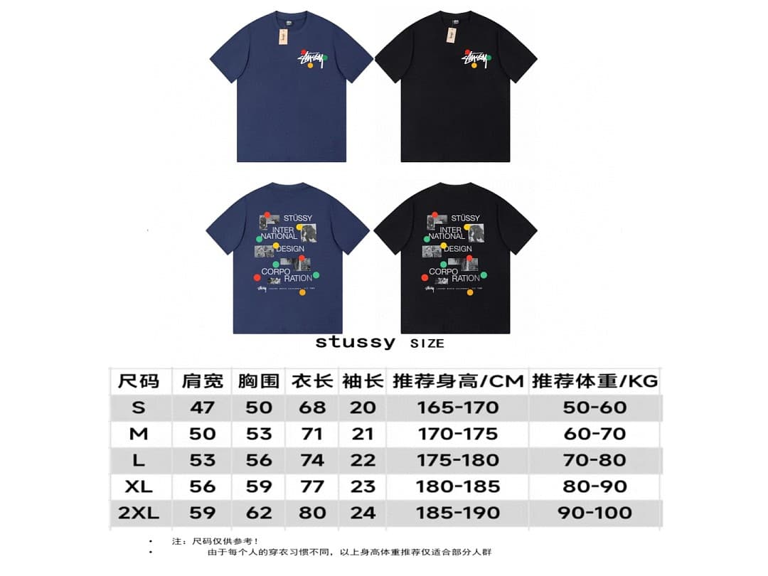 T-Shirt Stussy Colorful Circle Logo foto 06