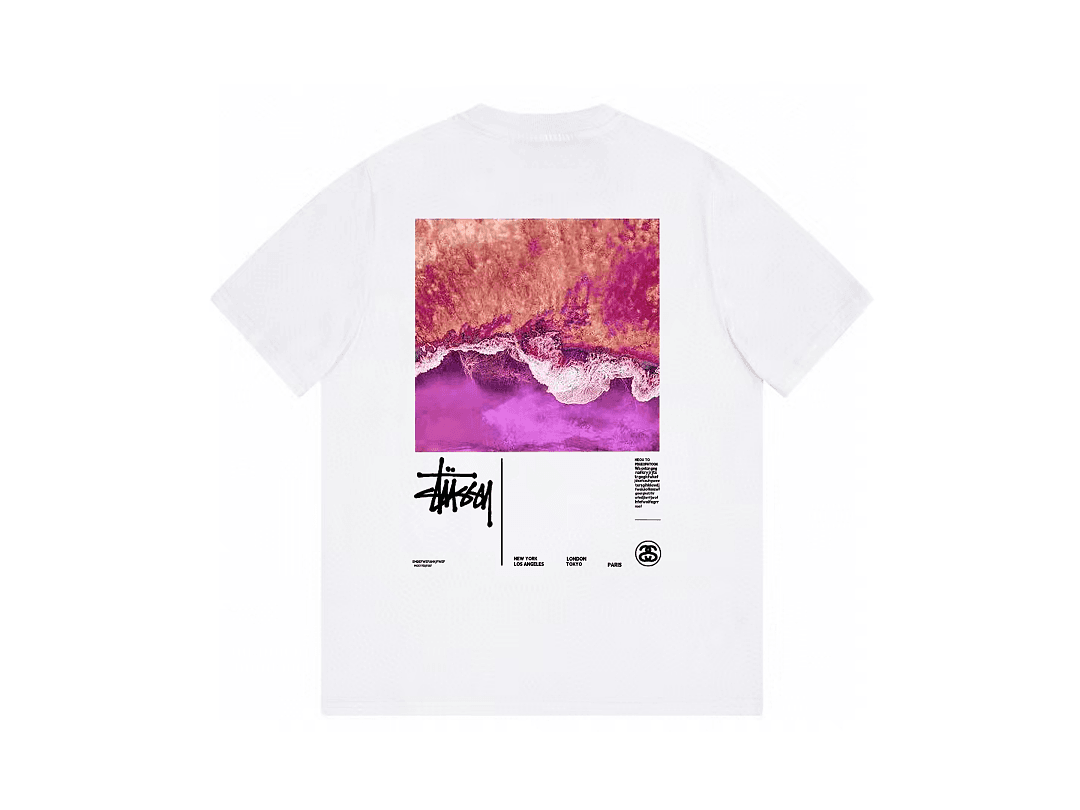 T-Shirt Stussy Dreamy Ocean foto 08