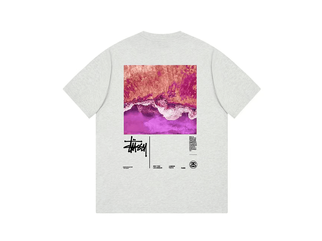 T-Shirt Stussy Dreamy Ocean foto 09