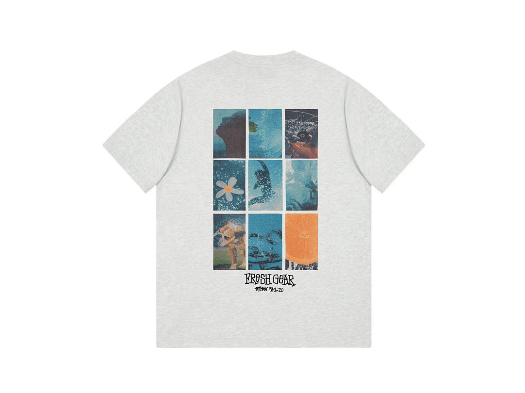 T-Shirt Stussy Dreamy Grid foto 04