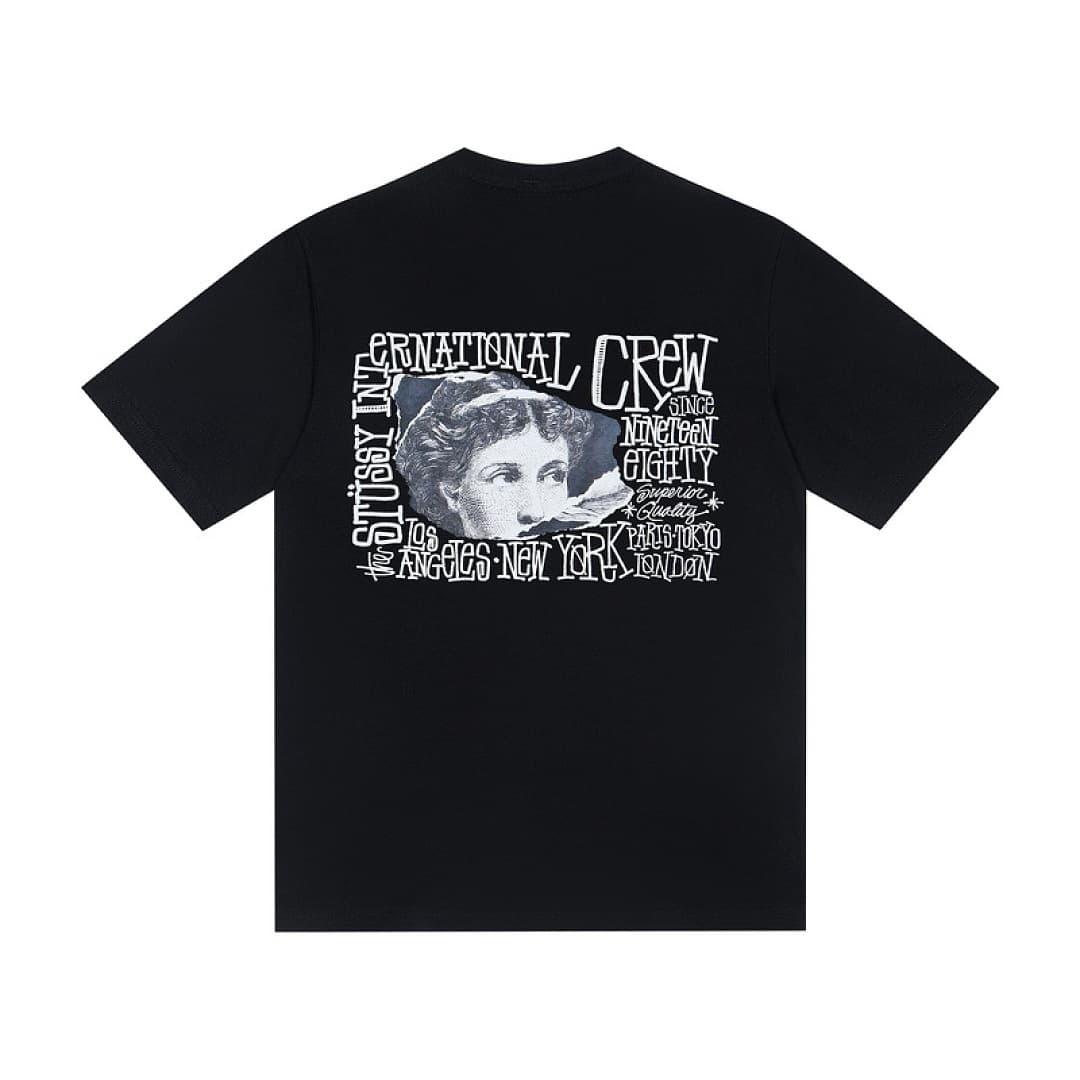 T-Shirt Stussy Figura Personagem foto 12