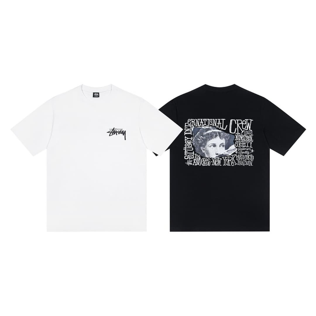 T-Shirt Stussy Figura Personagem foto 13