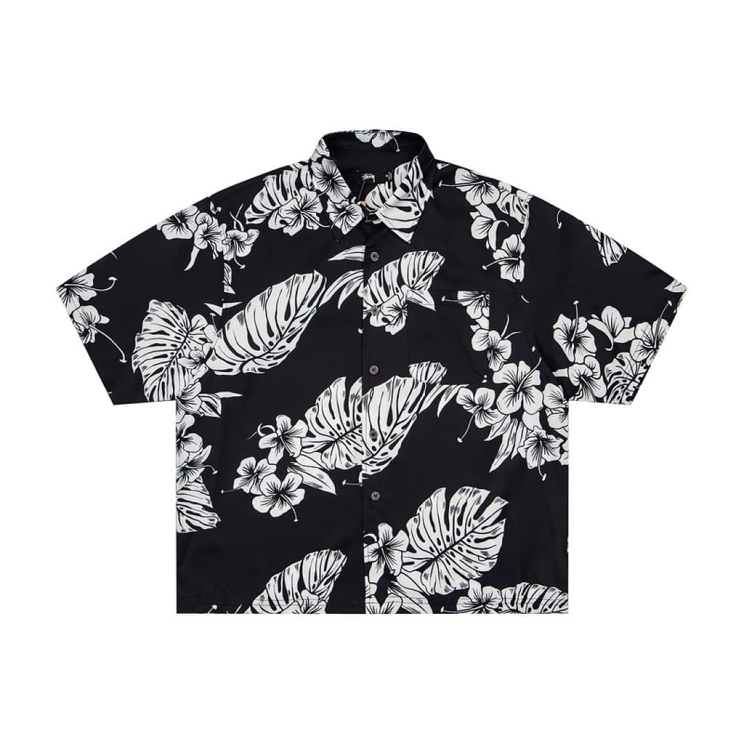 Camisa Stussy Flores com Botões foto 06