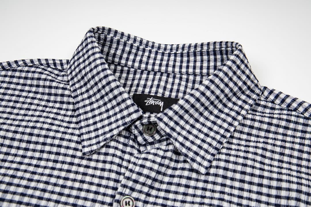Camisa Stussy Xadrez Enrugado foto 21