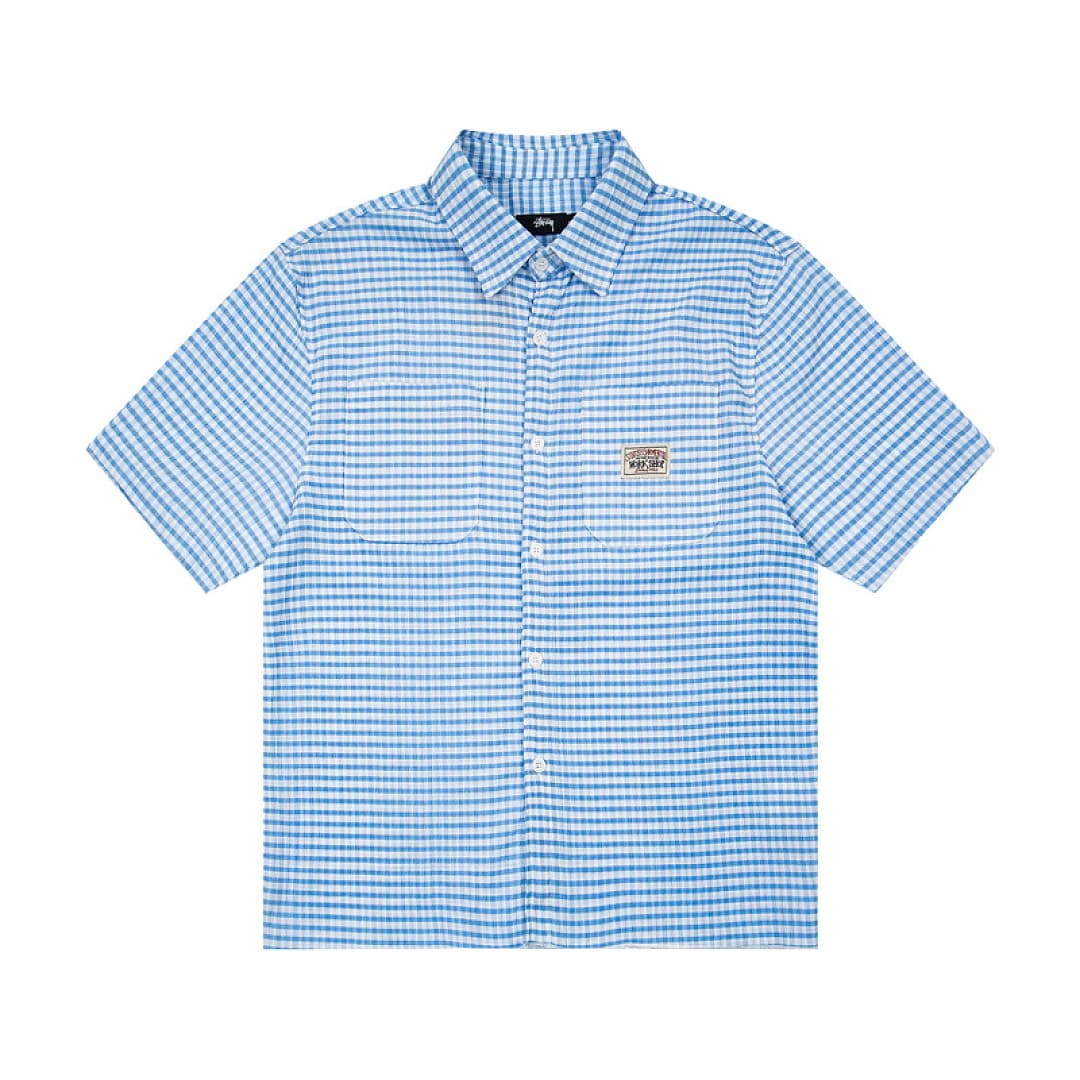 Camisa Stussy Xadrez Enrugado foto 48