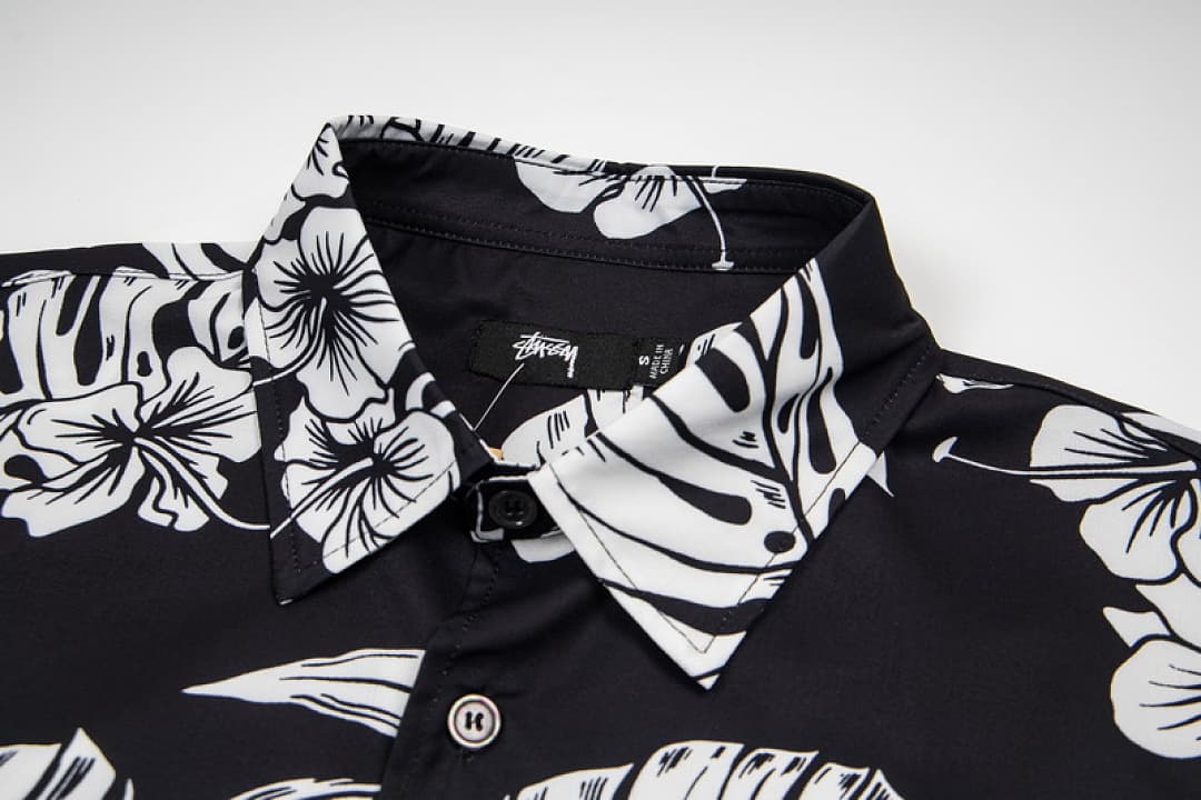 Camisa Stussy Flores com Botões v2 foto 05
