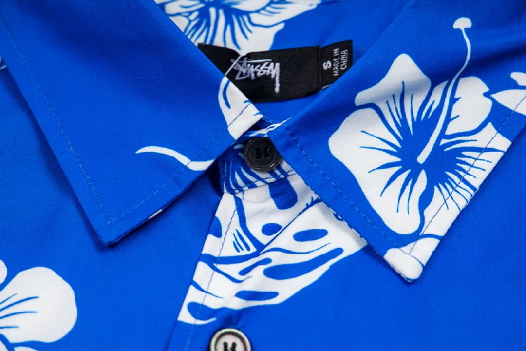 Camisa Stussy Flores com Botões v2 foto 10
