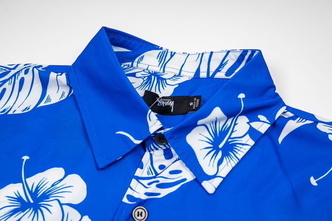 Camisa Stussy Flores com Botões v2 foto 12