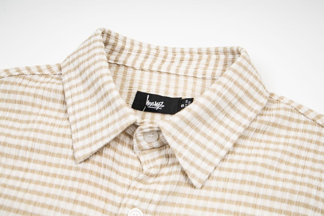 Camisa Stussy Xadrez Enrugado v2 foto 04
