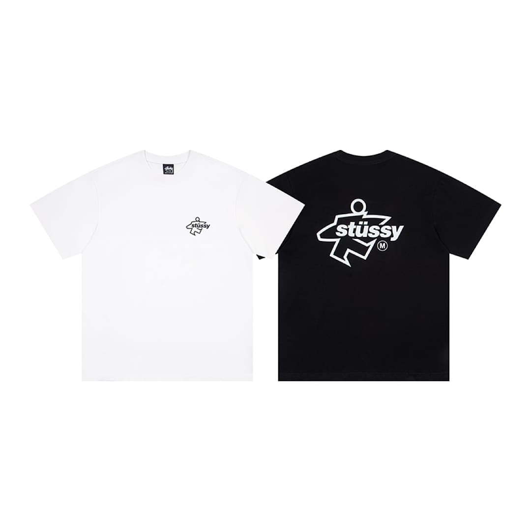T-Shirt Stussy Geométrico Queda Ombro foto 13